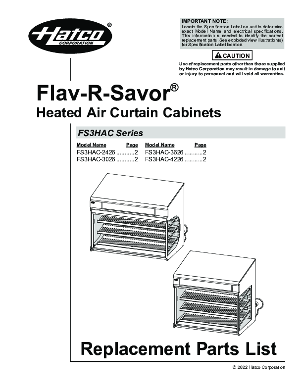 Parts List