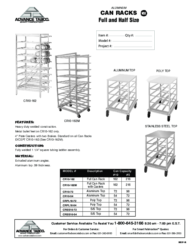 Cutsheet