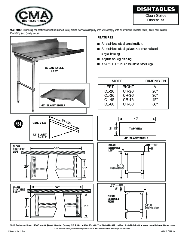 Cutsheet