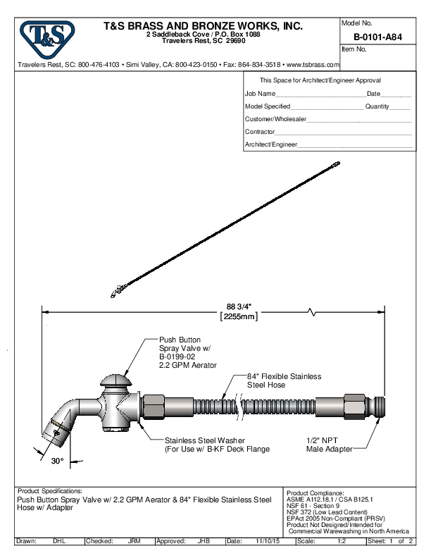 Cutsheet