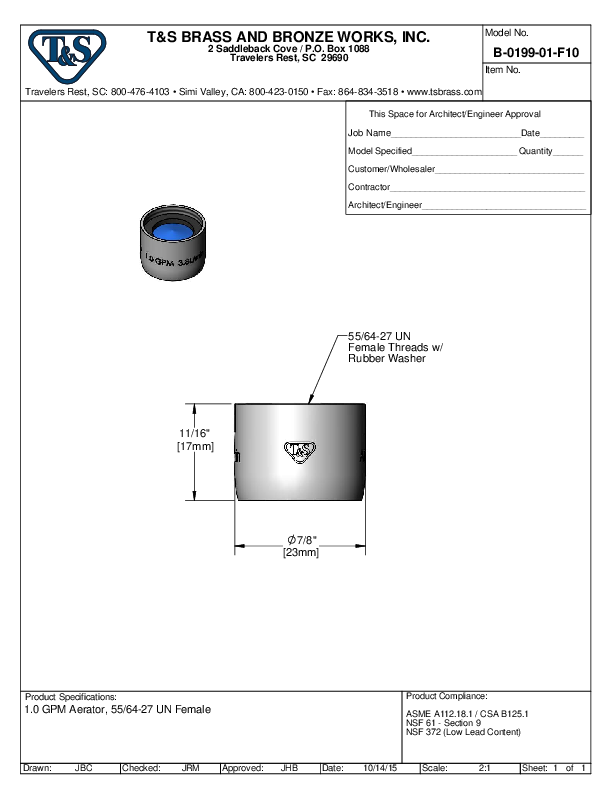 Cutsheet