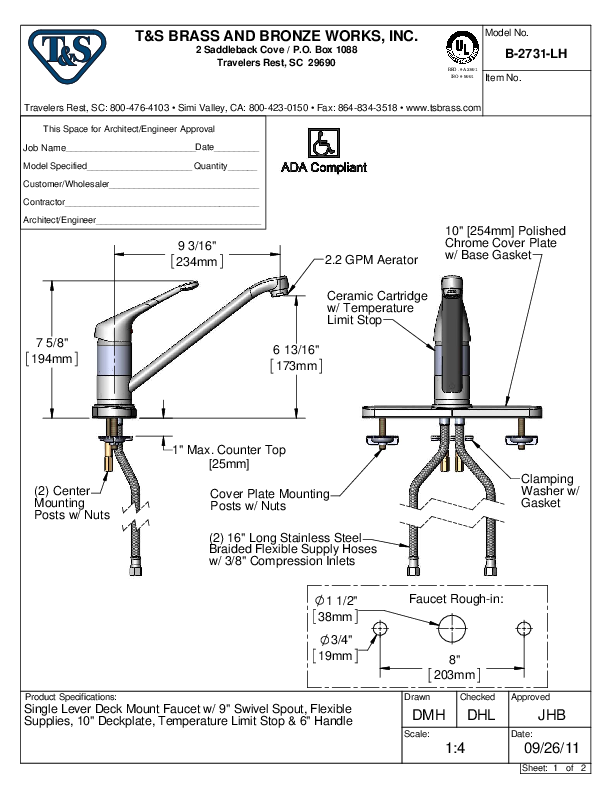 Cutsheet