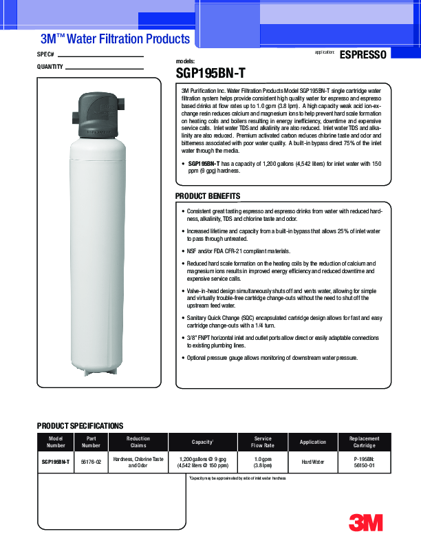 Cutsheet