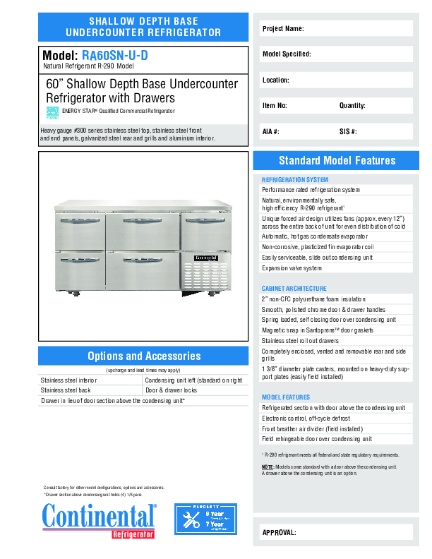 Cutsheet