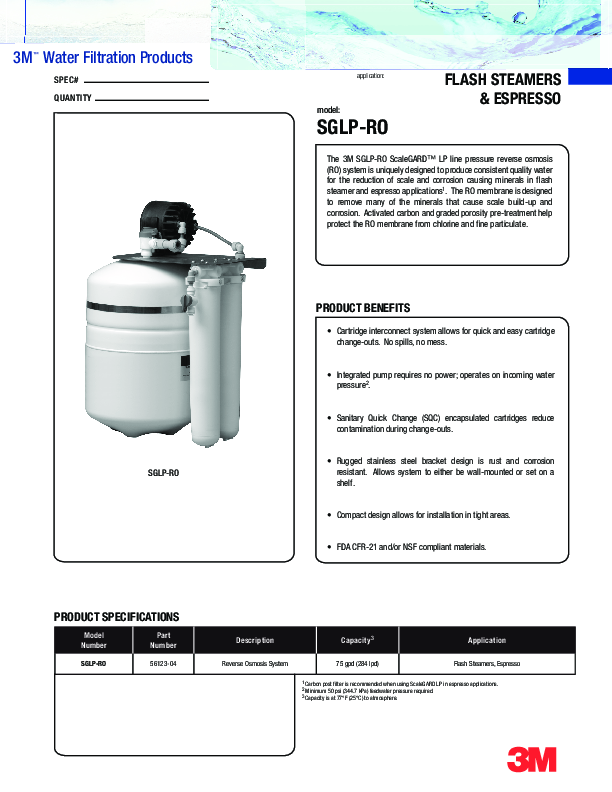 Cutsheet