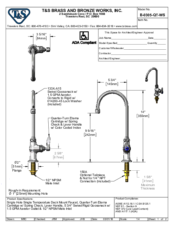 Cutsheet