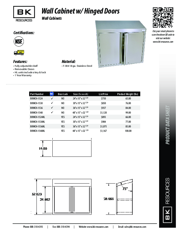 Cutsheet