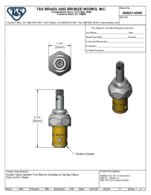 Cutsheet