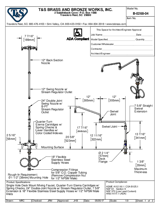 Cutsheet