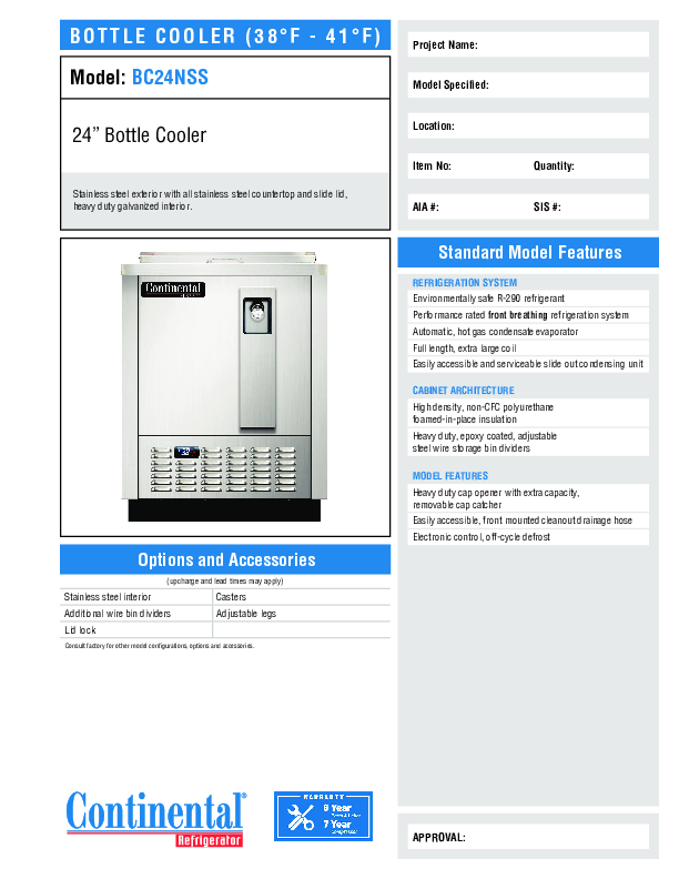 Cutsheet