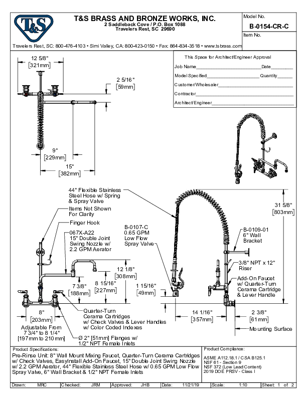 Cutsheet