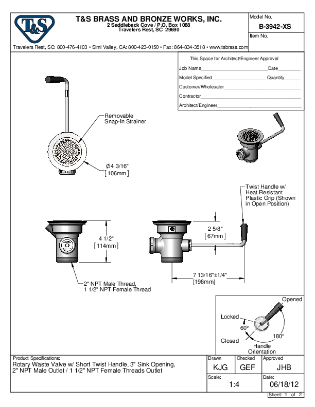 Cutsheet