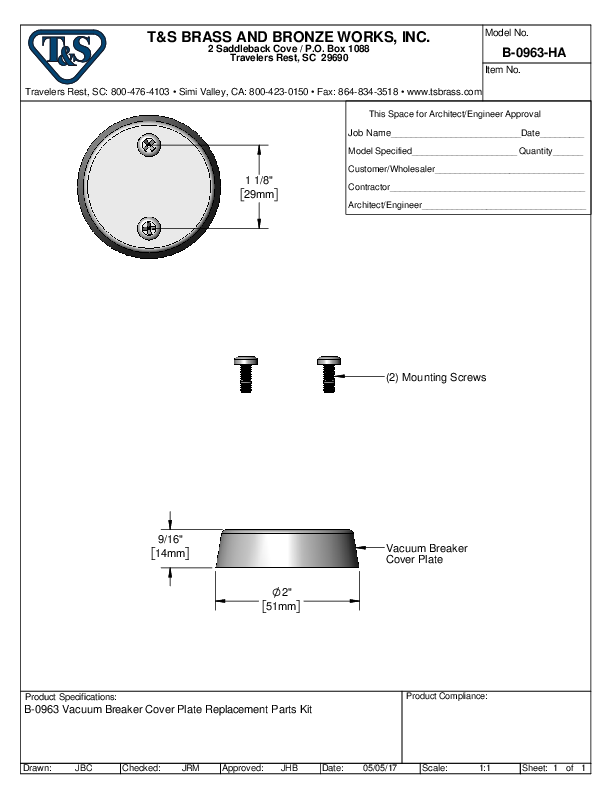 Cutsheet