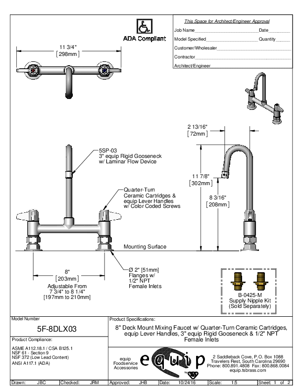 Cutsheet