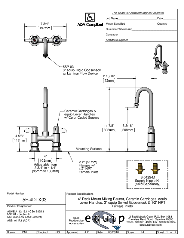 Cutsheet