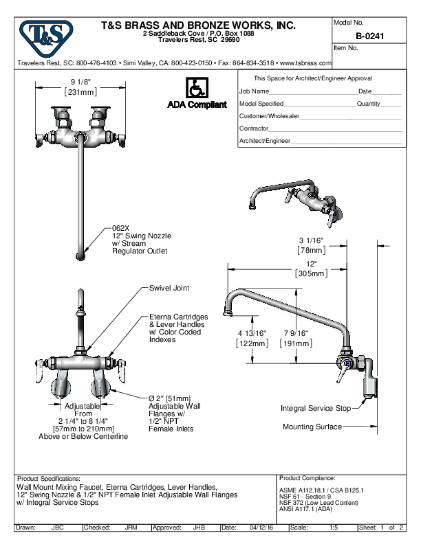 Cutsheet