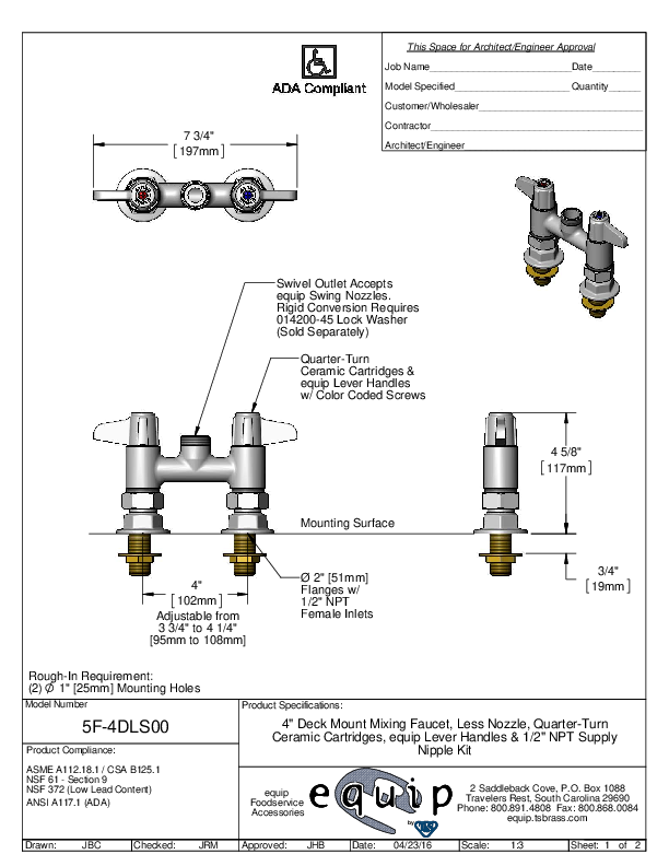 Cutsheet