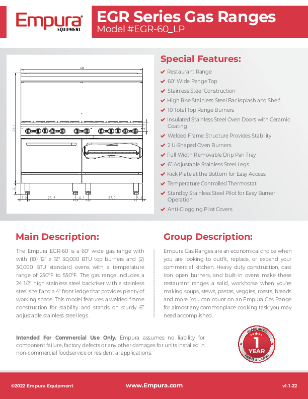 Cutsheet