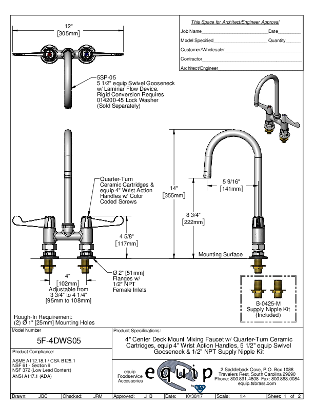 Cutsheet