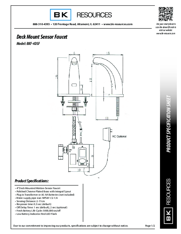 Cutsheet