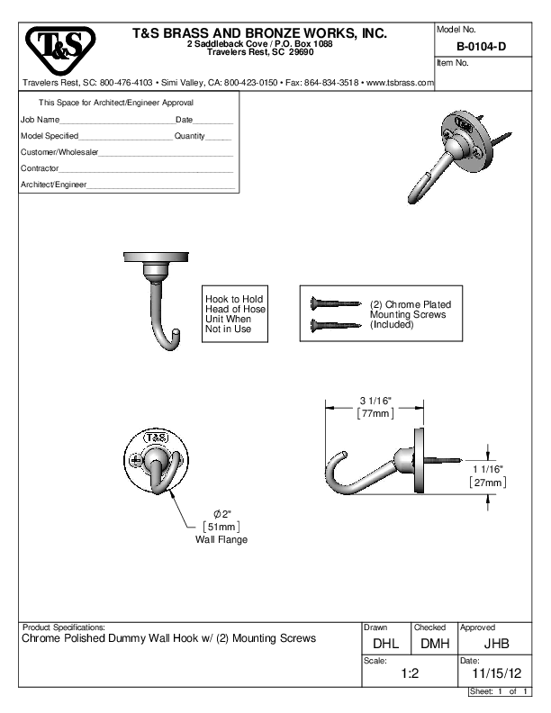 Cutsheet