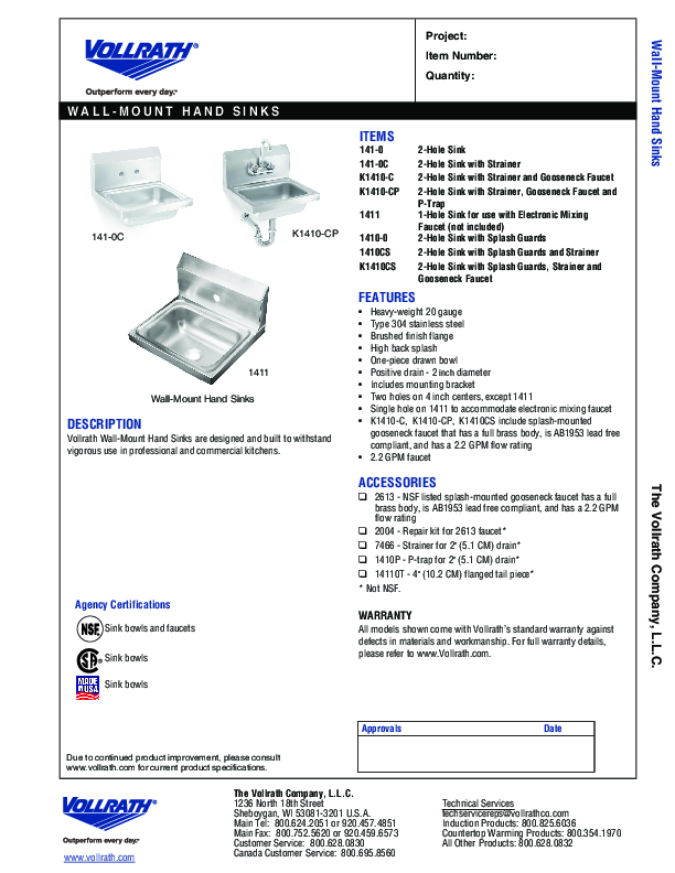 Cutsheet