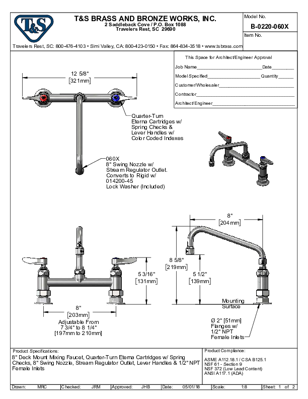 Cutsheet