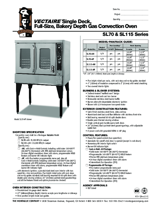 Cutsheet