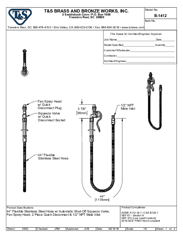 Cutsheet