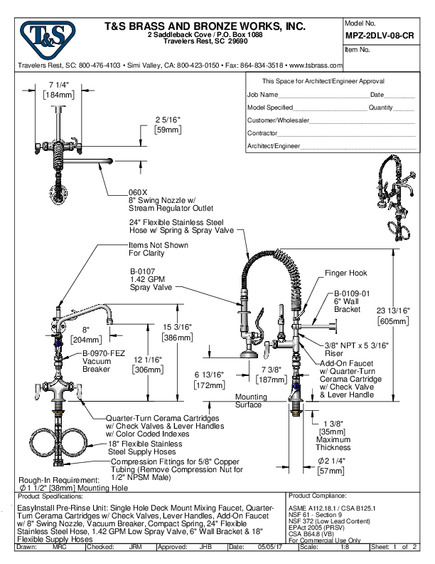 Cutsheet