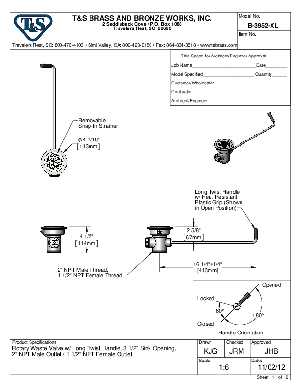 Cutsheet