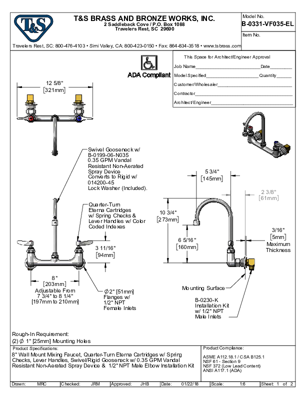 Cutsheet