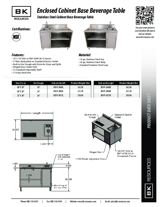 Cutsheet