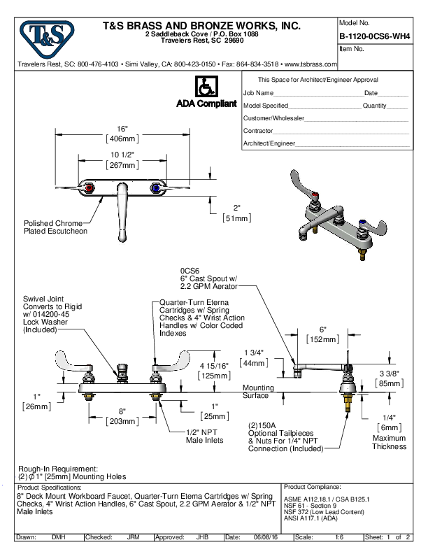 Cutsheet