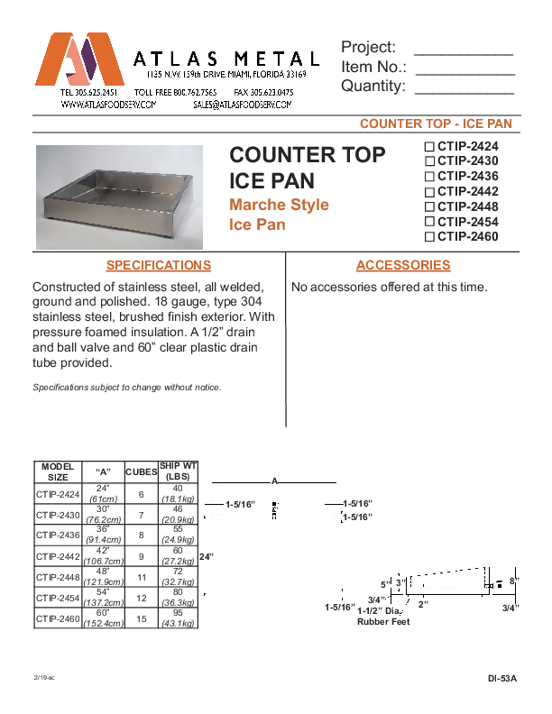 Cutsheet