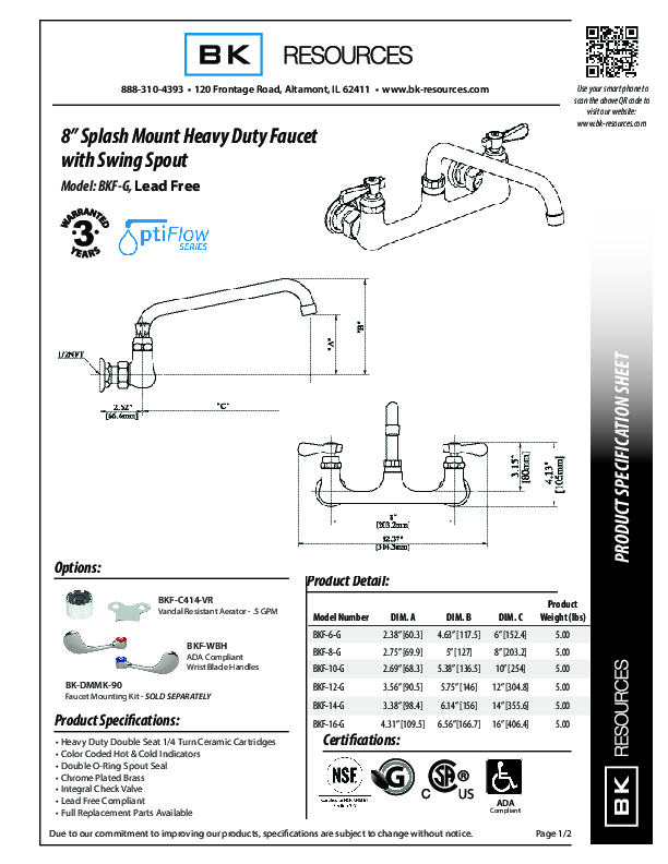 Cutsheet