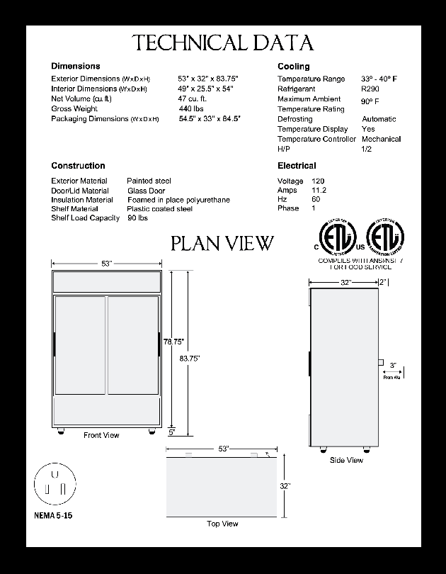 Cutsheet