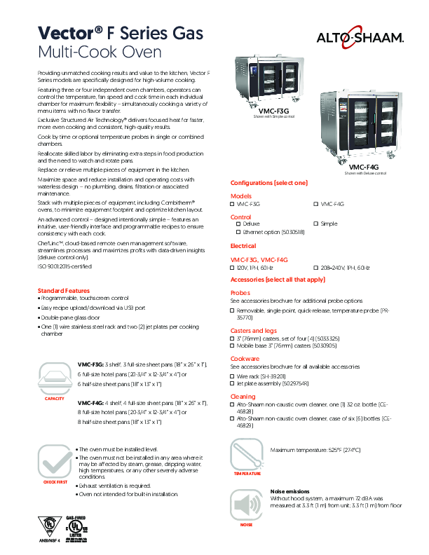 Cutsheet