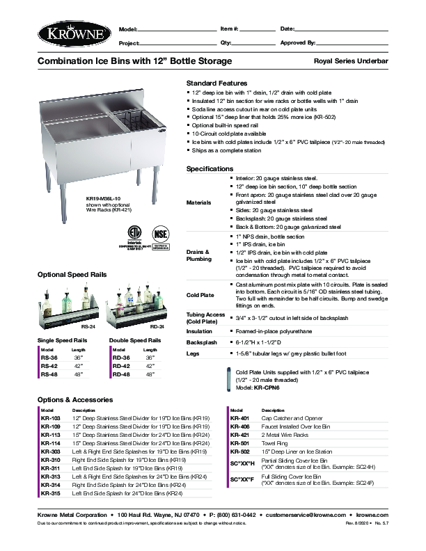 Cutsheet