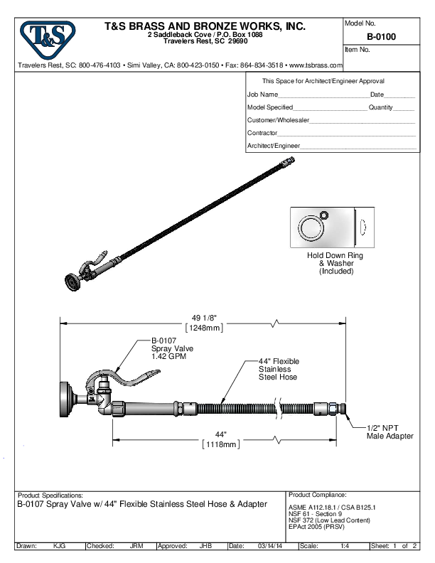 Cutsheet