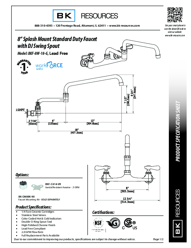 Cutsheet