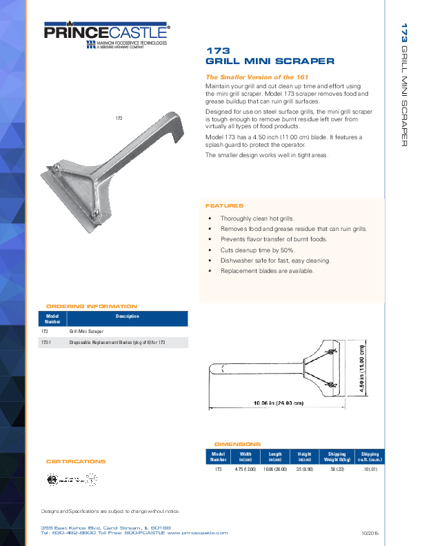 Cutsheet