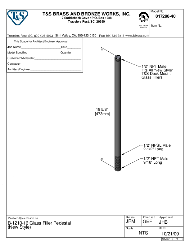 Cutsheet