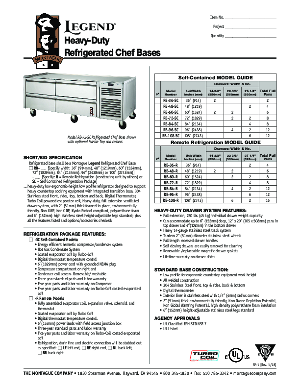 Cutsheet