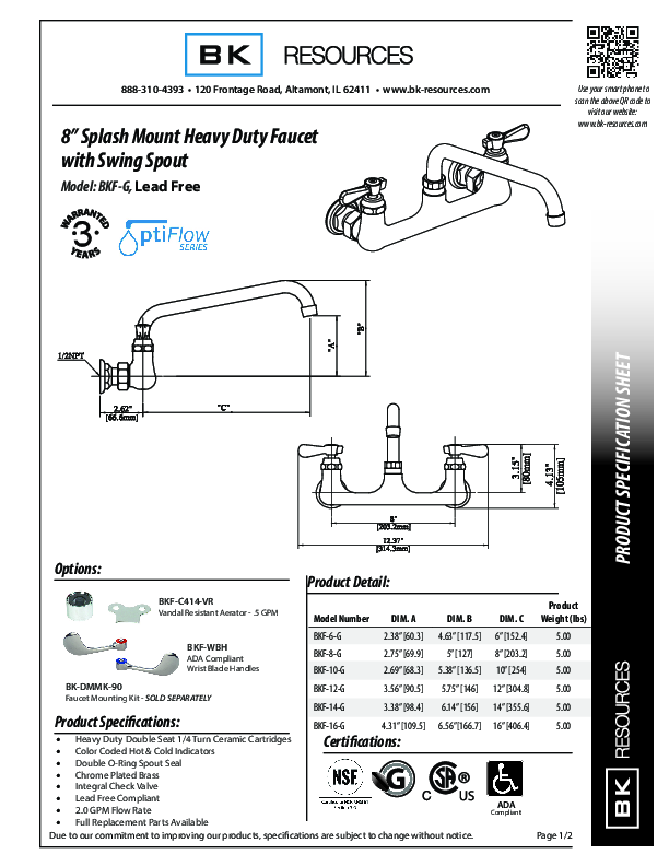 Cutsheet