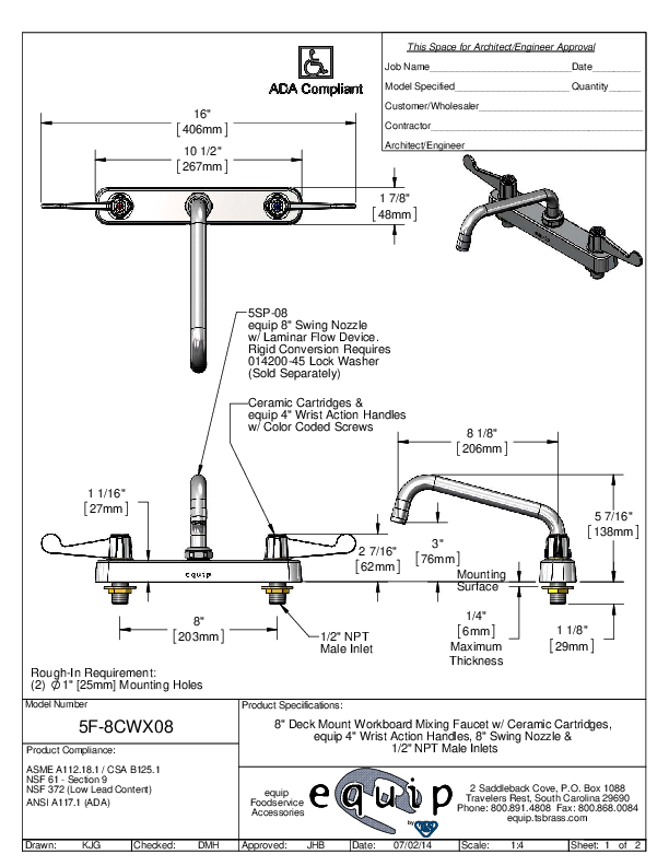 Cutsheet