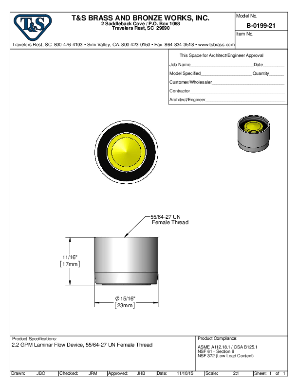 Cutsheet