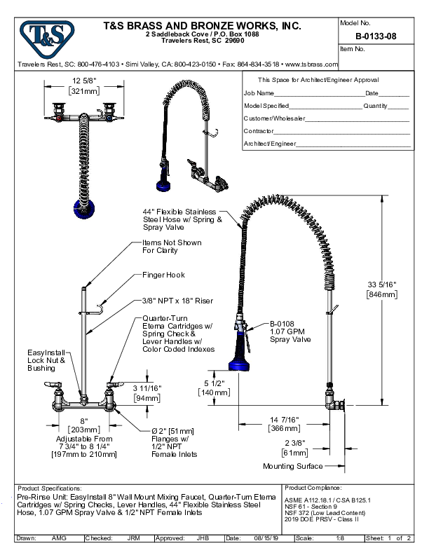 Cutsheet