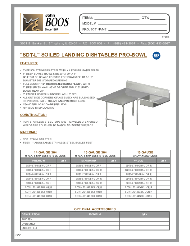 Cutsheet