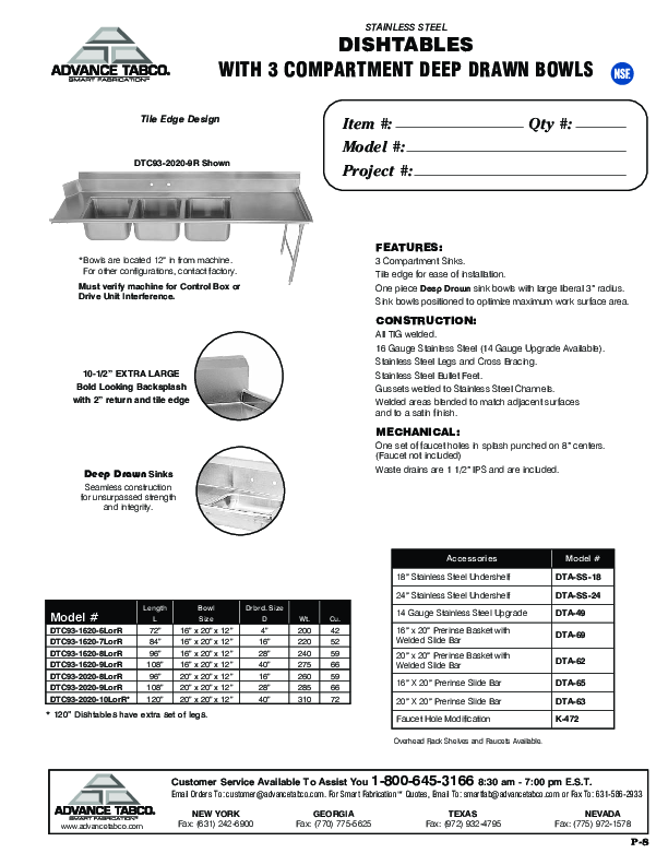 Cutsheet